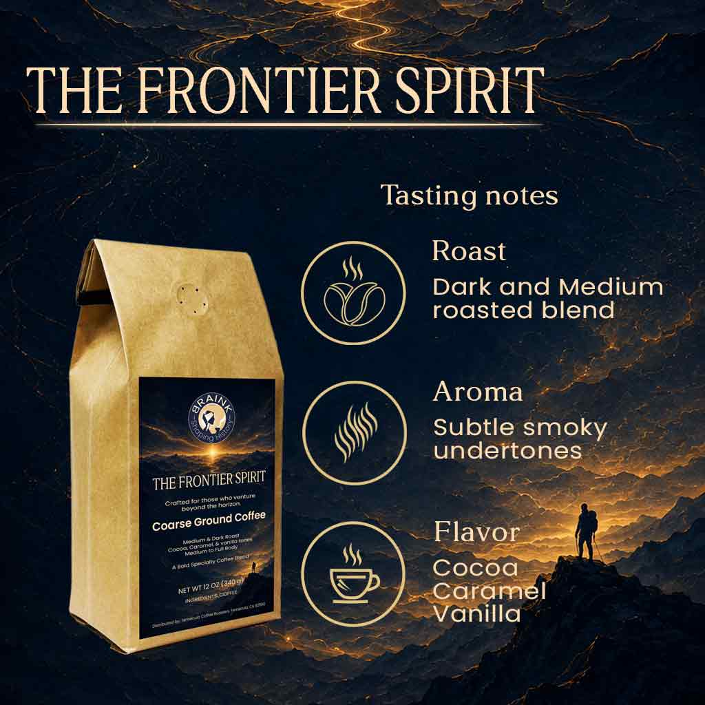 Braink specilaty coffee tasting notes information the frontier spirit