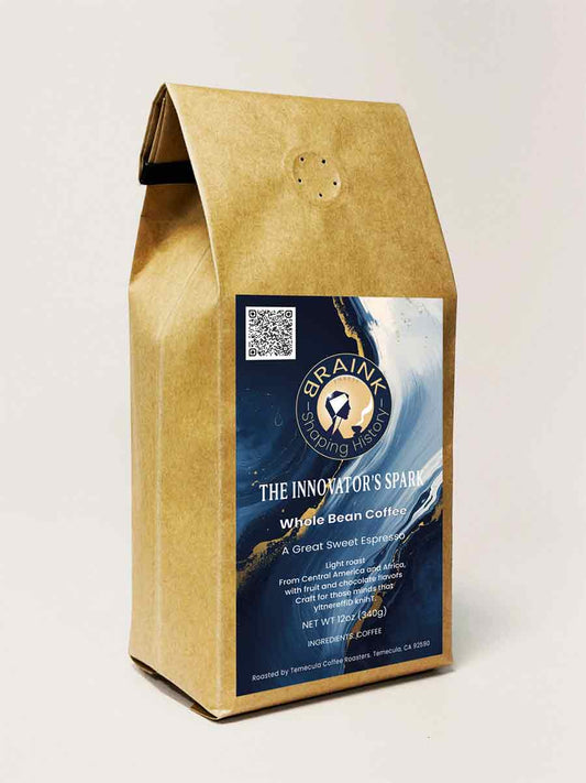 Braink specialty coffee bag pack called The innovator´s spark