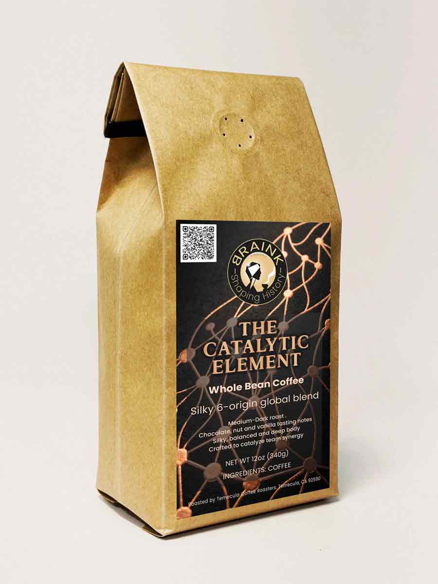 BrainK-brand-specialty coffee package called The Catalytic Element